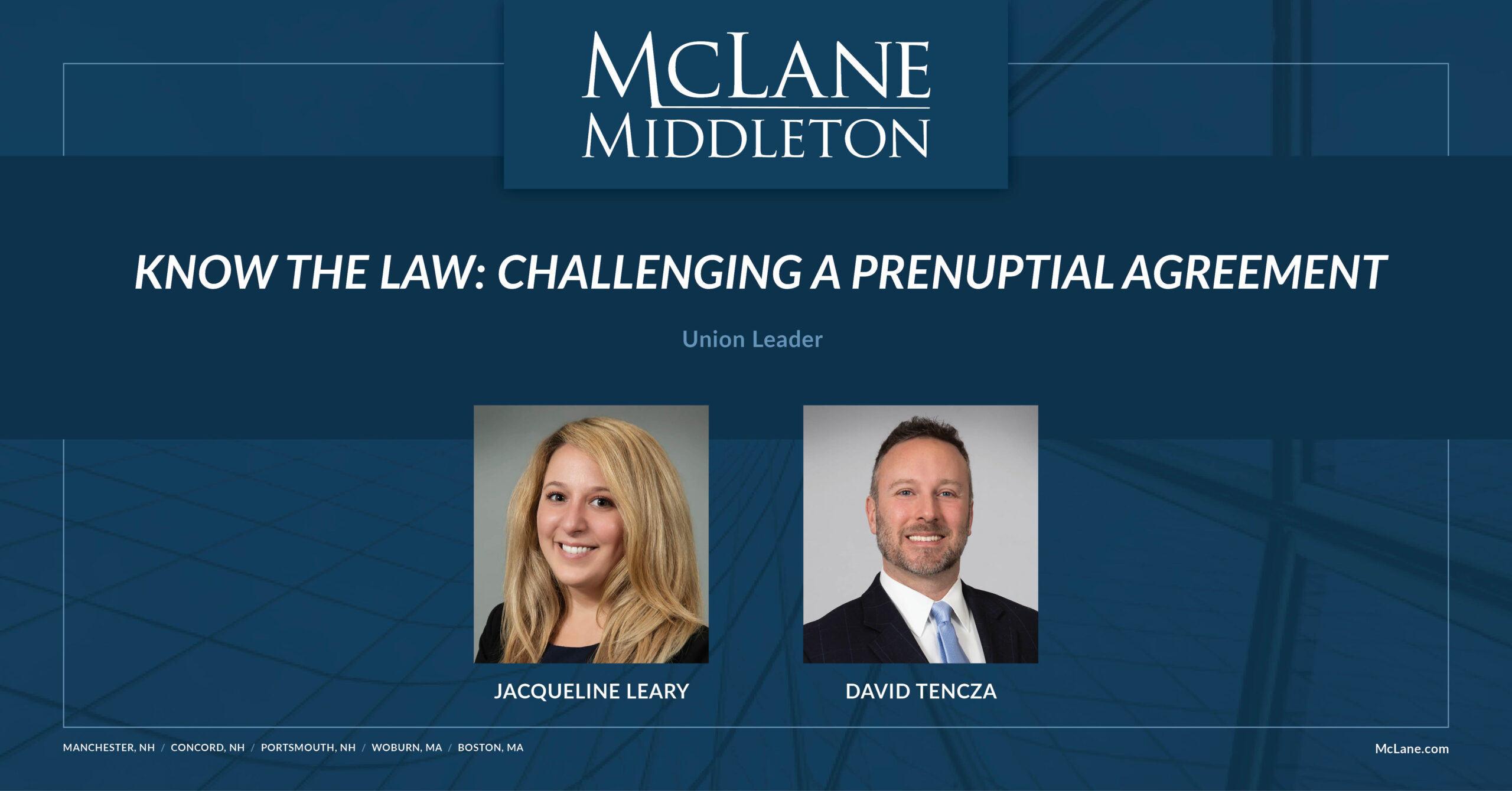 Know The Law Challenging A Prenuptial Agreement Mclane Middleton