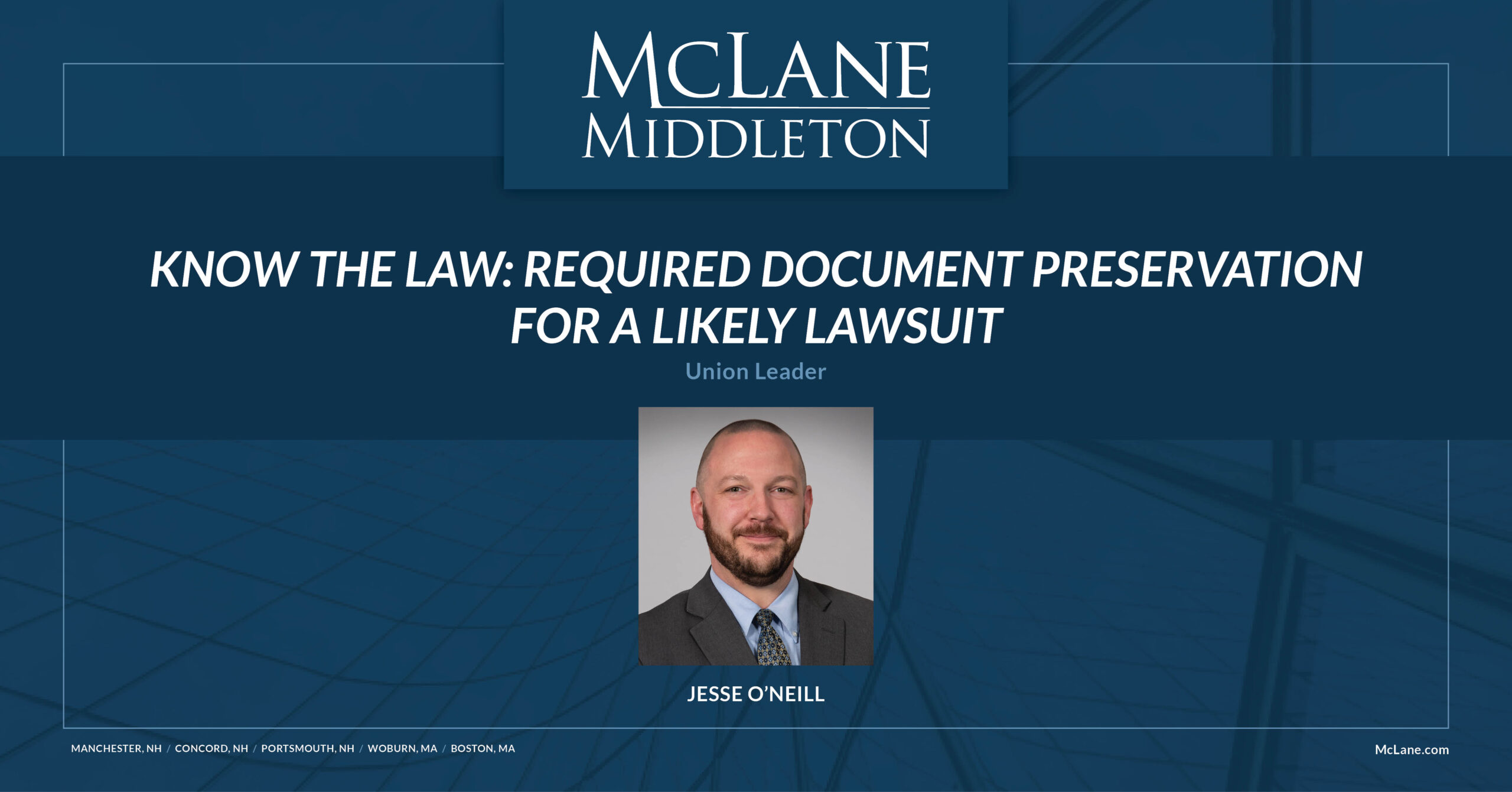 Know The Law Required Document Preservation For A Likely Lawsuit