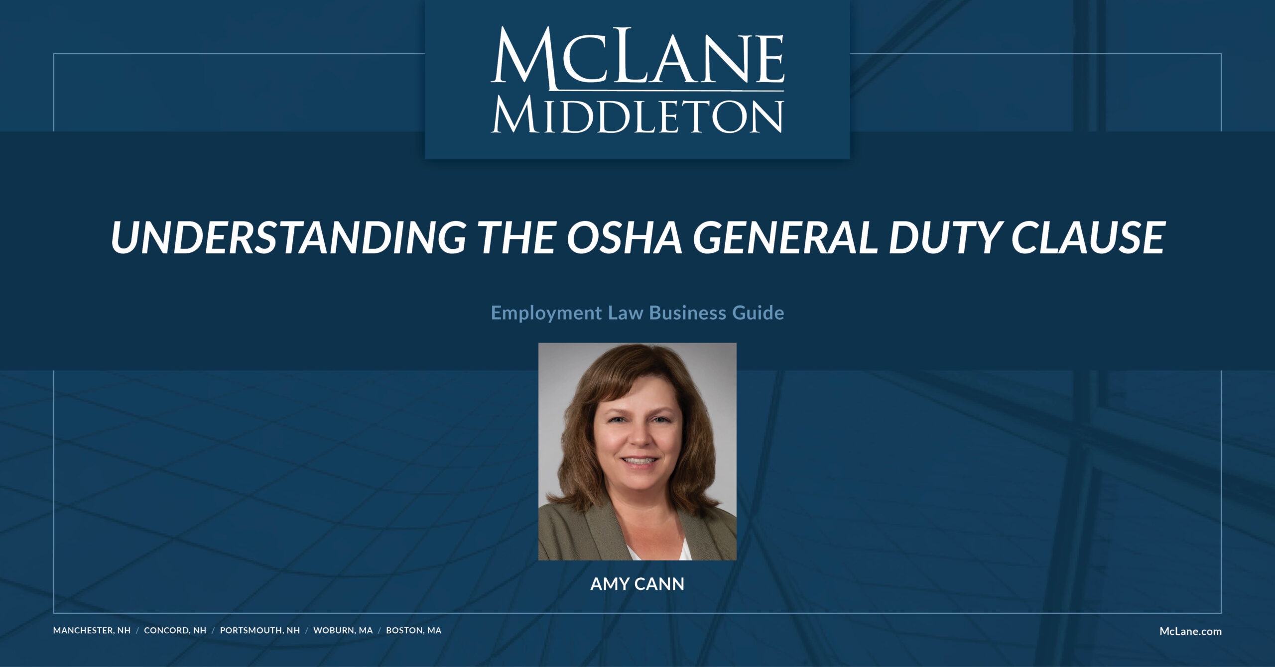 Understanding the OSHA General Duty Clause McLane Middleton